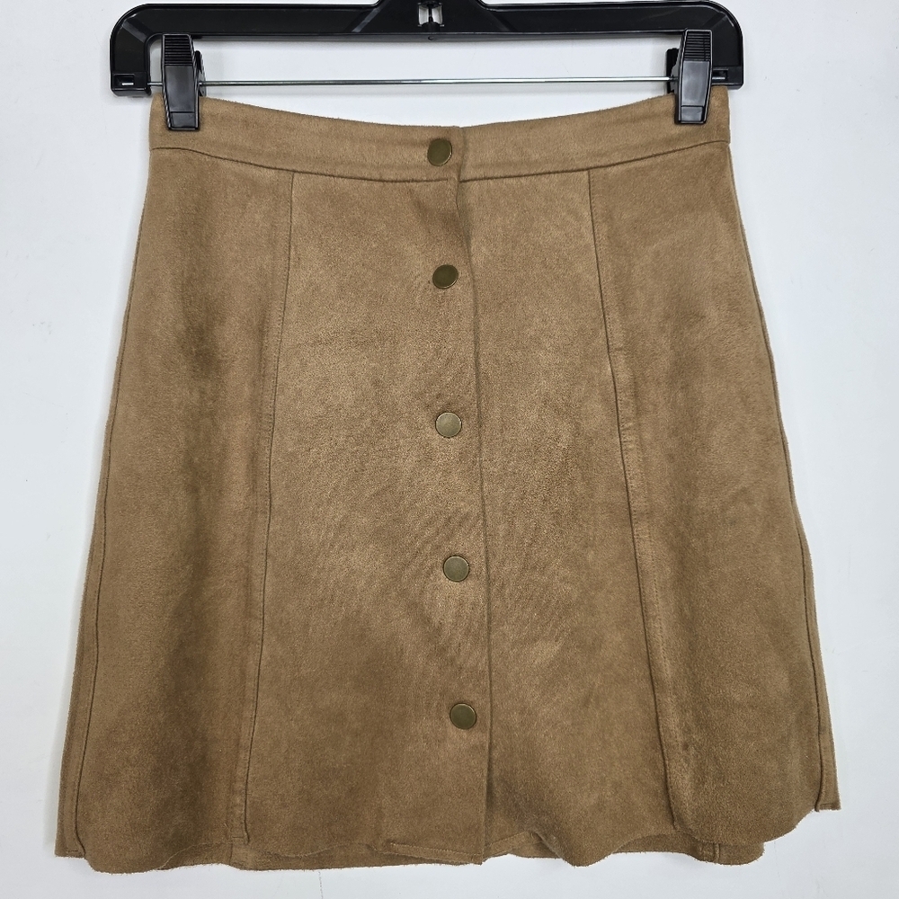 Wilfred Free Faux Suede mini skirt